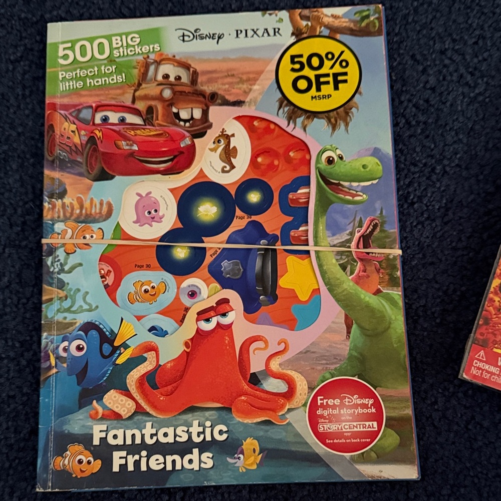 Disney Pixar Fantastic Friends Sticker Set - Red, Blue, Green